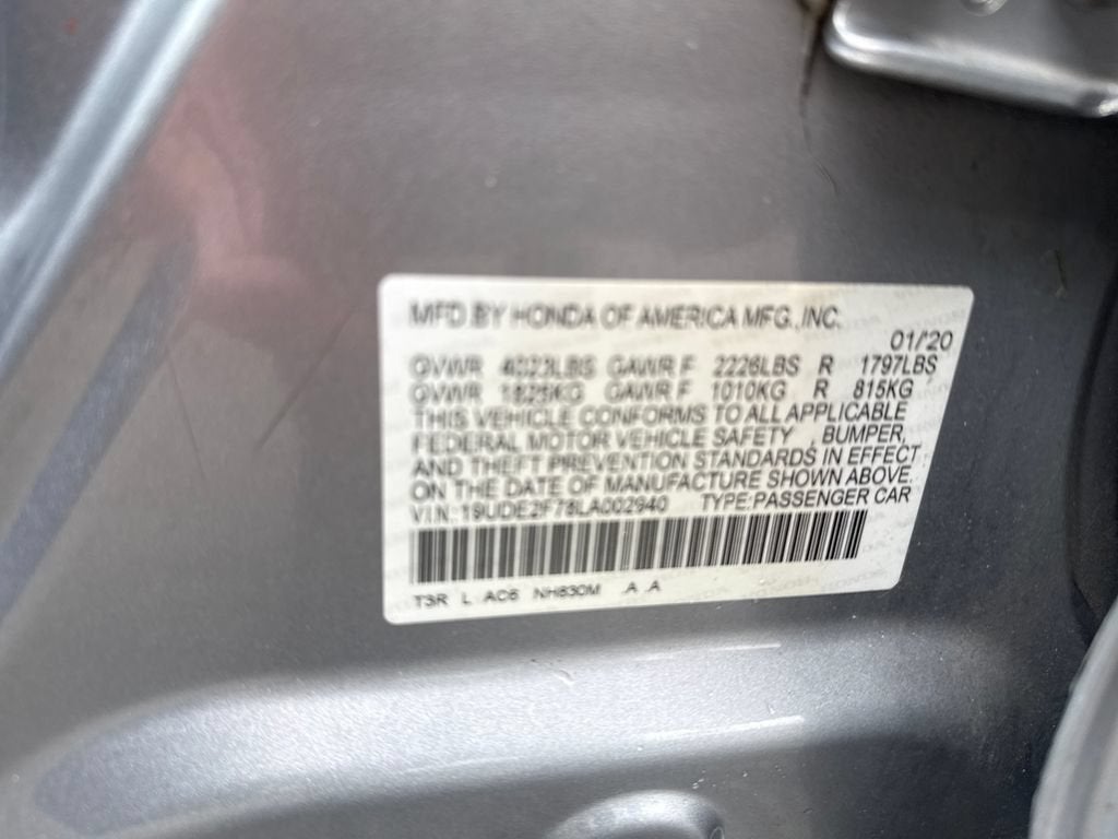 2020 Acura ILX w/Premium Pkg