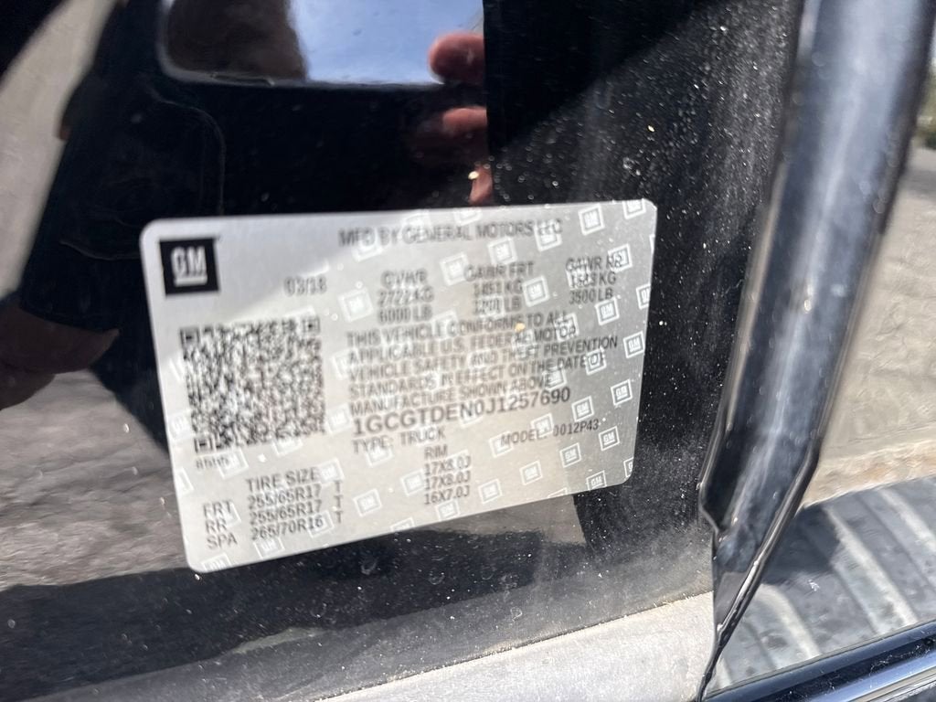 2018 Chevrolet Colorado 4WD Z71