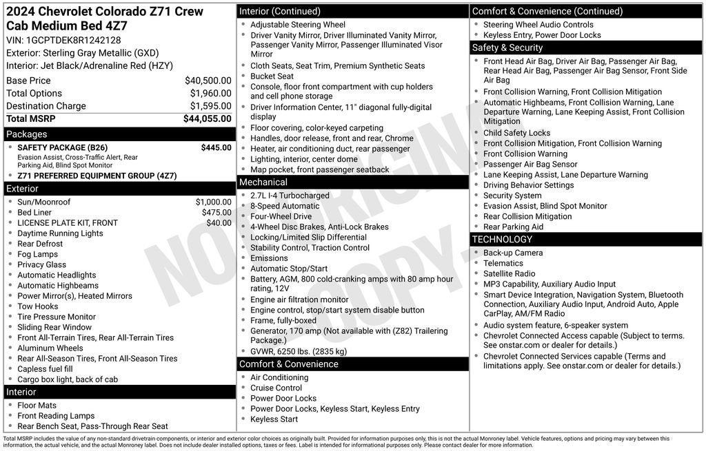 2024 Chevrolet Colorado Z71