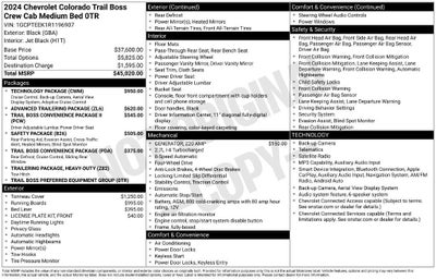 2024 Chevrolet Colorado Trail Boss