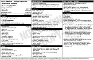 2023 Chevrolet Colorado 4WD ZR2