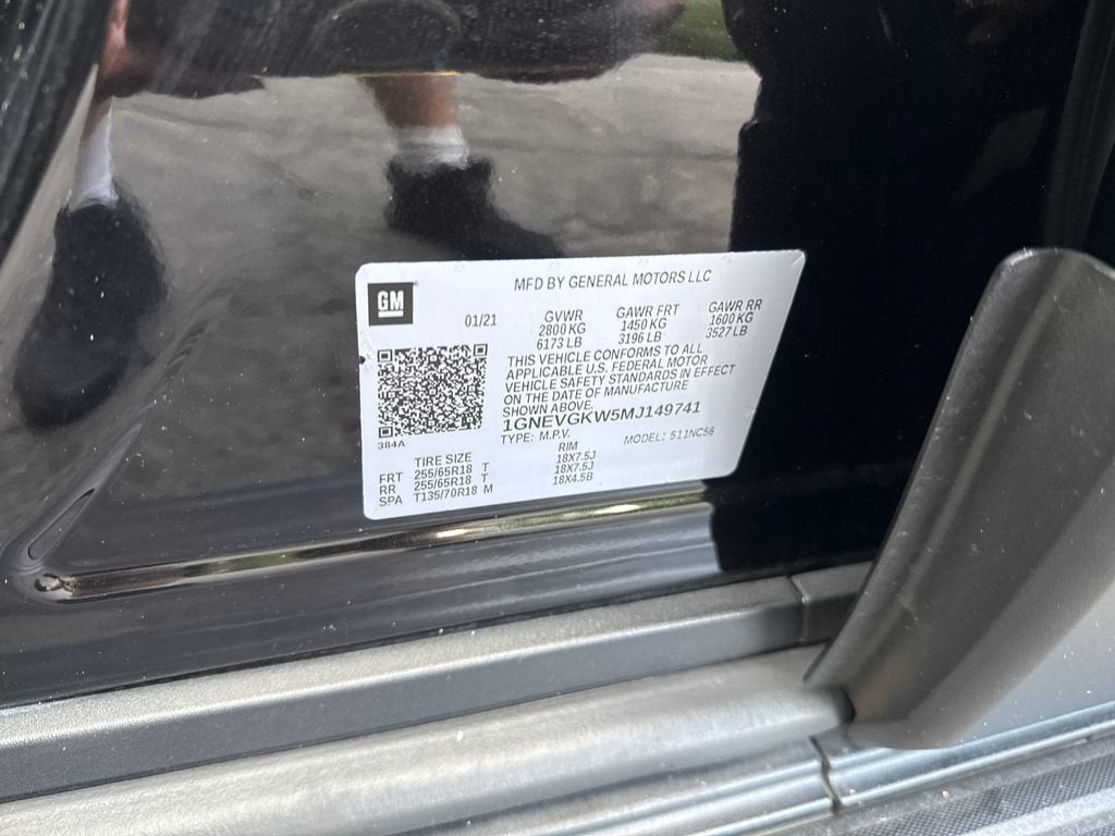 2021 Chevrolet Traverse LT Cloth