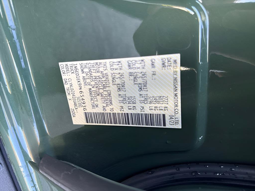 2023 Nissan Frontier PRO-4X