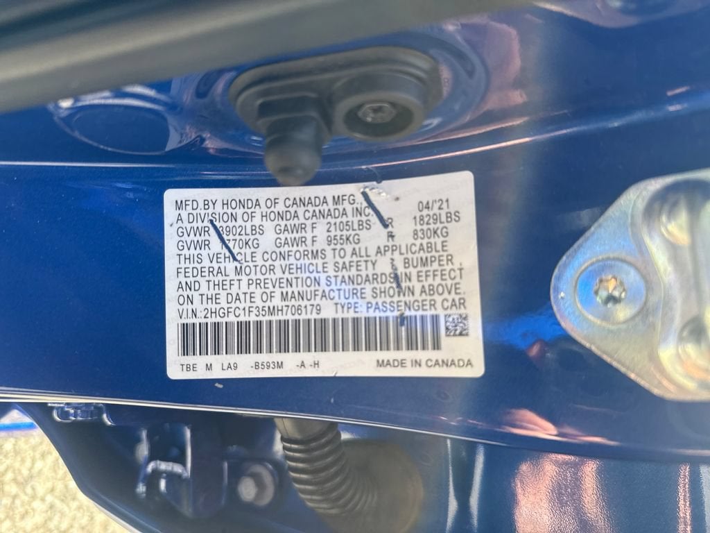 2021 Honda Civic Sedan EX