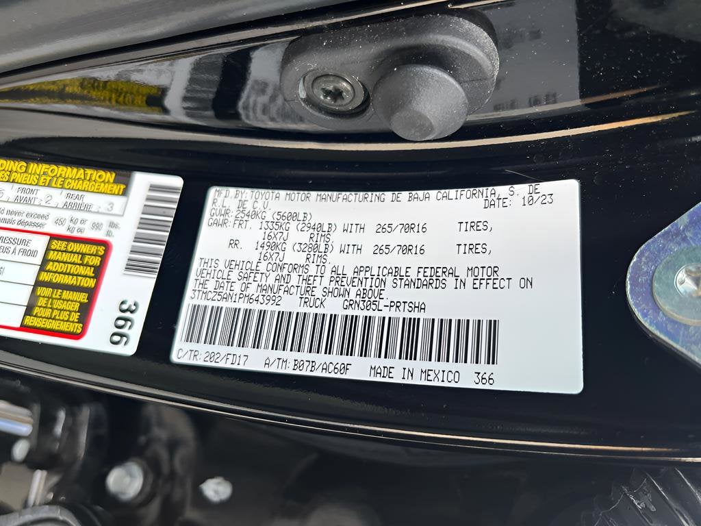 2023 Toyota Tacoma 4WD SR