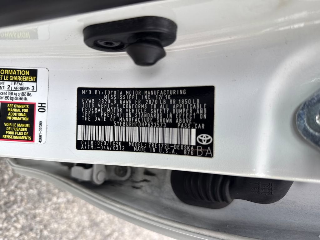 2017 Toyota Corolla L