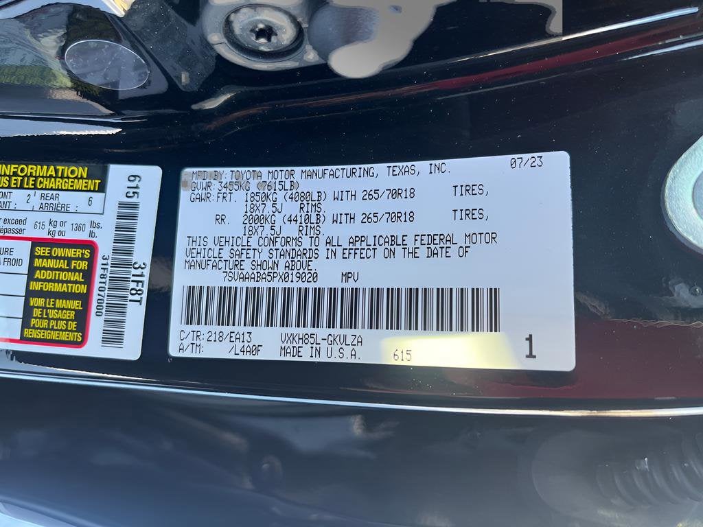 2023 Toyota Sequoia SR5