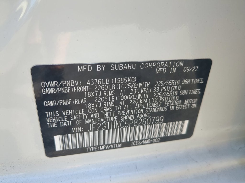 2023 Subaru Crosstrek Limited