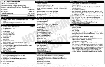 2024 Chevrolet Trax LS