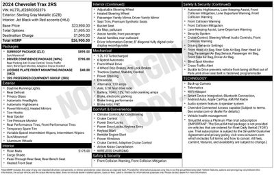 2024 Chevrolet Trax 2RS