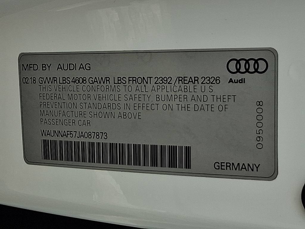2018 Audi A5 2.0T quattro Premium