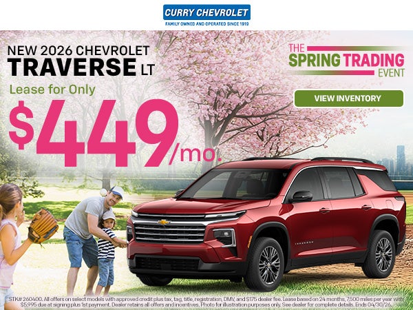 2026 CHEVROLET TRAVERSE LT